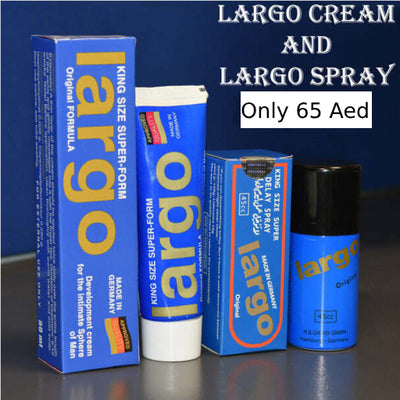 Largo Spray and Largo Cream King Size for Men