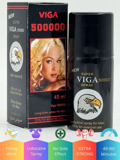 Super Viga 500000 Delay Spray For Men 45ml 🥵